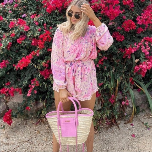 Spell & The Gypsy Mystic Playsuit Romper in Musk XXS - Picture 5 of 14